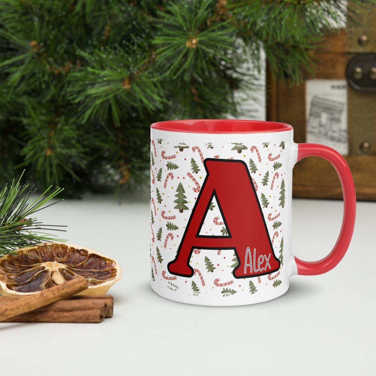 Taza Navideña Personalizada Inicial Nanetes - Nanetes